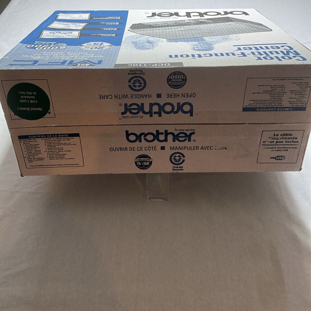 NEW Brother DCP-110c Color Multi Function Printer - Picture 2 of 5